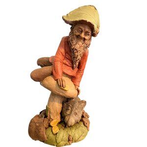 Vintage Tom Clark Kevin Gnome Figurine Pecan Resin 1991 Numbered 72 5.5" Estate